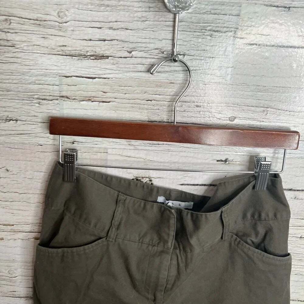 Cabi green linen blend pants trousers size 8 - Picture 4 of 8